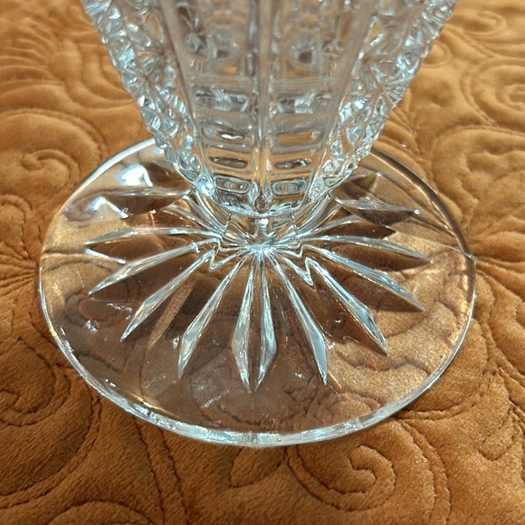 Vintage Hofbauer Germany “Byrdes” Collection Fan Style Lead Crystal Vase - Picture 10 of 15
